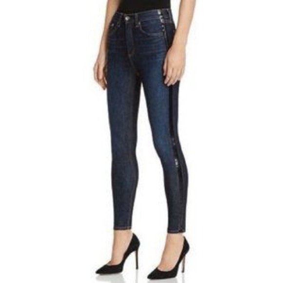 Rag & Bone Ankle Skinny with side detail - Picture 1 of 3